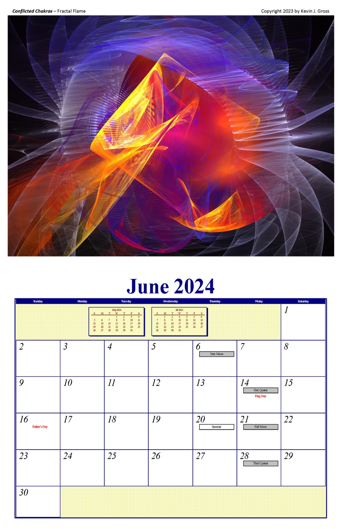 Inside Calendar 1200