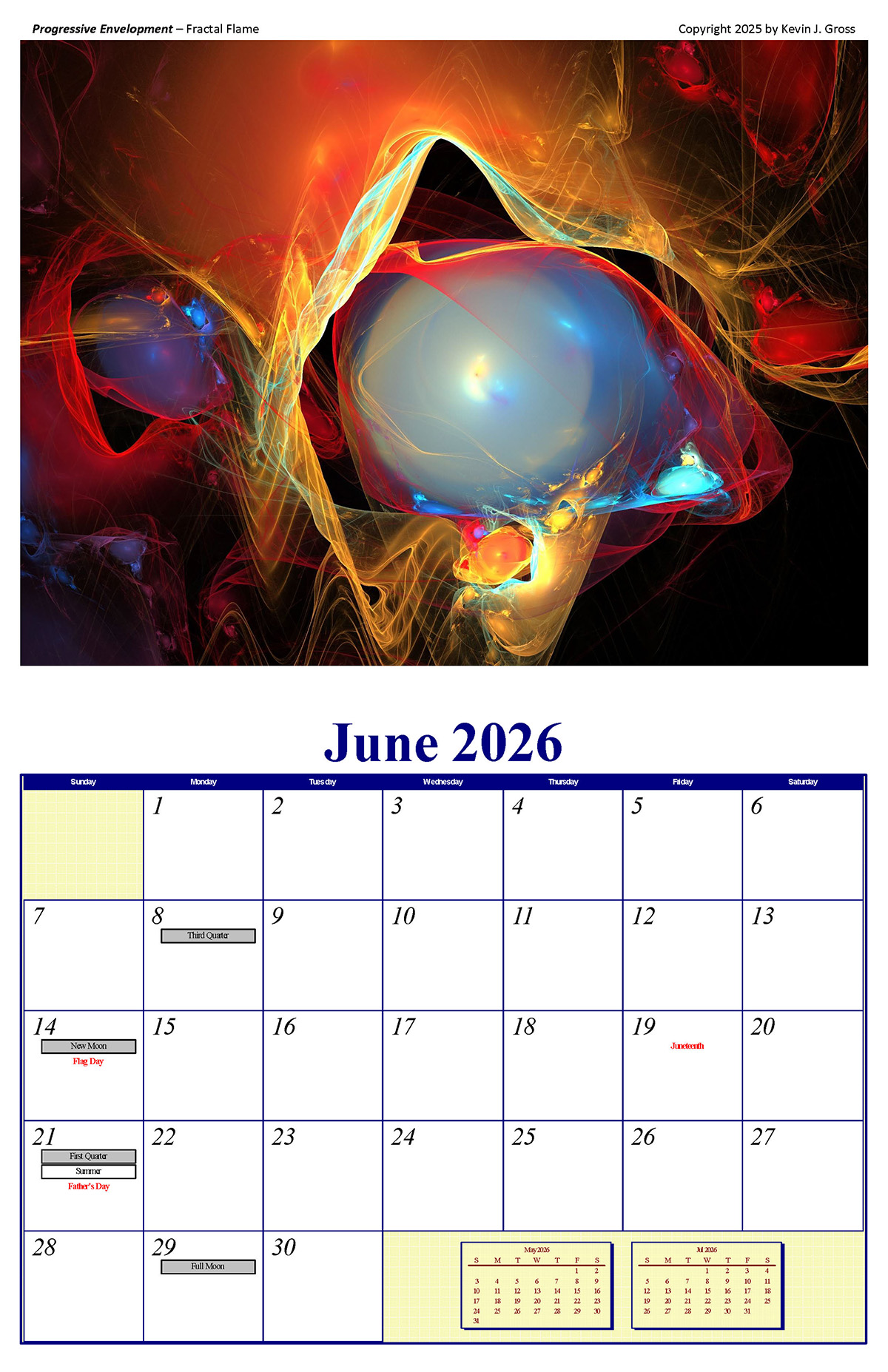 Inside Calendar 1200